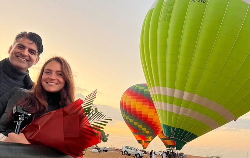 Private Hot Air Balloon Couple