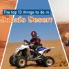 Things to do in Dubai Desert